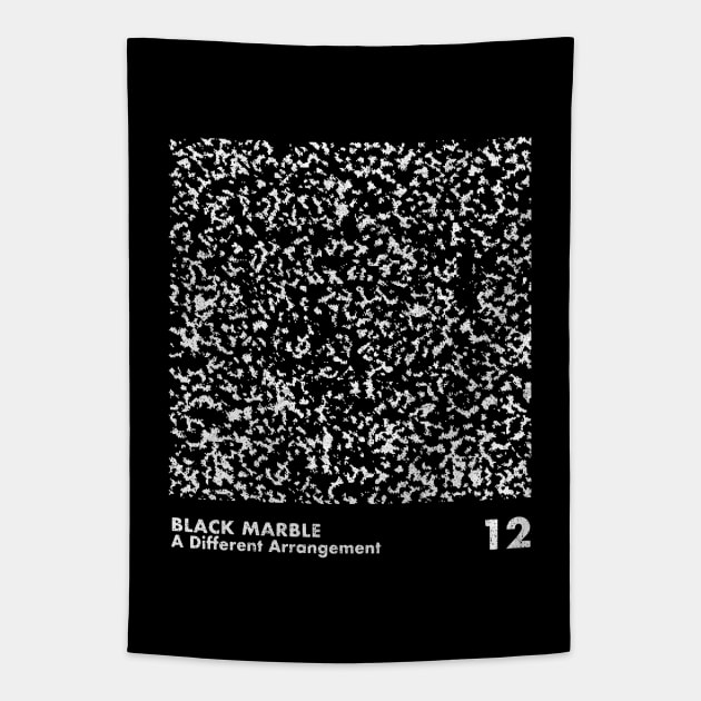 Black Marble / Minimal Graphic Design Tribute Tapestry by saudade