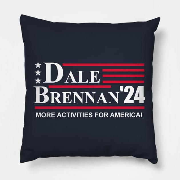 Step Brothers Dale Brennan 2024 Pillow by Bigfinz