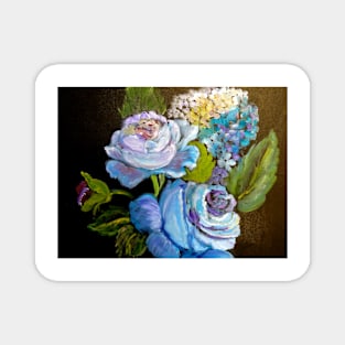 Blue Roses Magnet