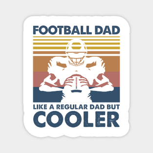 Football Dad Vintage Gift Father's Day Magnet