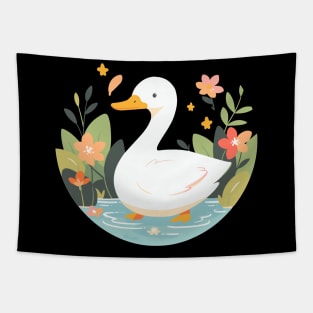 Cottagecore Kawaii Anime Duck Gifts Girls Womens Funny Duck Tapestry