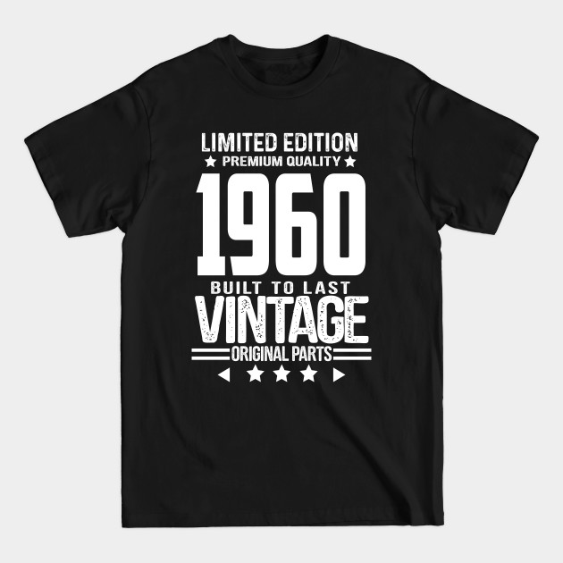 Disover Retro Vintage Birthday- 1960 - Retro Vintage Birthday - T-Shirt