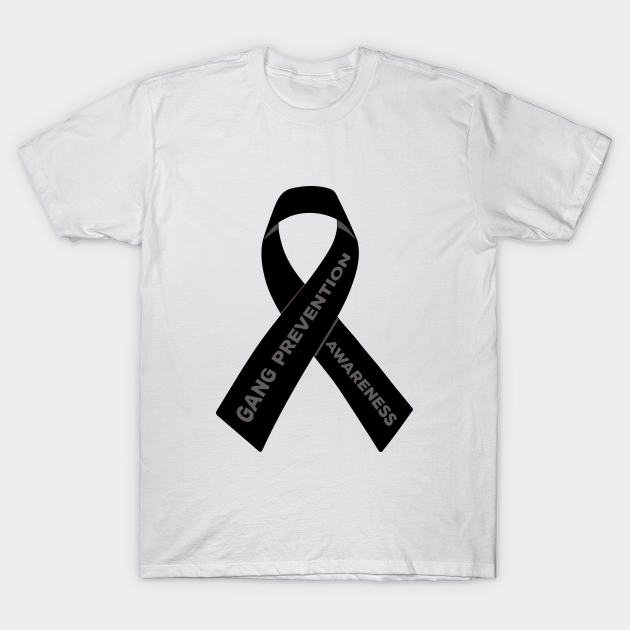 Discover Gang Prevention Awareness - Awareness Ribbon - T-Shirt