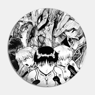 Evangelion manga style Pin