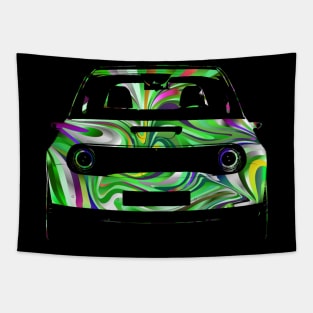 E car e vehicle abrstact colorus Tapestry