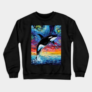 Vintage 90s Orca Whale Alaska Sweatshirt Alaska Crewneck 
