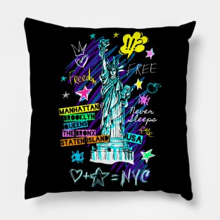 NYC American Freedom Pillow