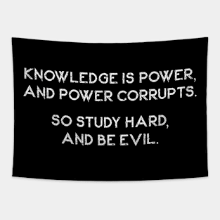 Knowledge Is Power Tapestry