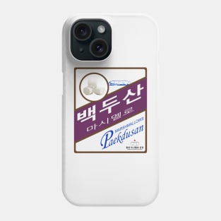 Paekdusan Marshmallows poster Phone Case