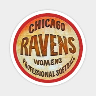 Chicago Ravens Softball Magnet