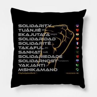 SOLIDARITY: Say ¿Qué? Top Ten Spoken (World) Pillow