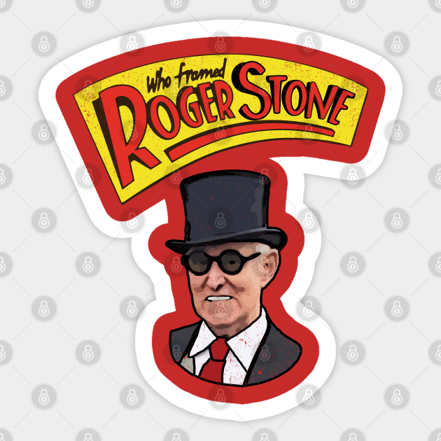 Who Framed Roger Stone Roger Stone Autocollant Teepublic Fr