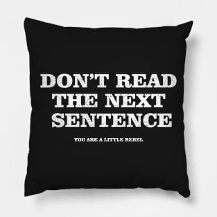 Do not read Pillow