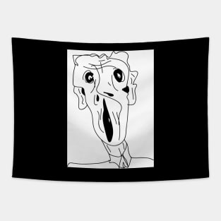 Screaming Face Tapestry