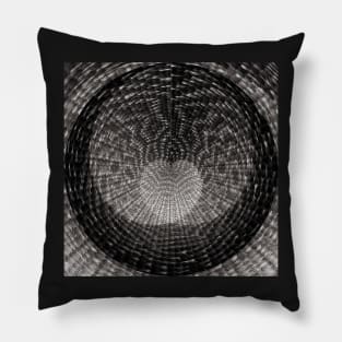 Sacred Geometry 3D Titanium Heart Pyramid Architecture Pillow