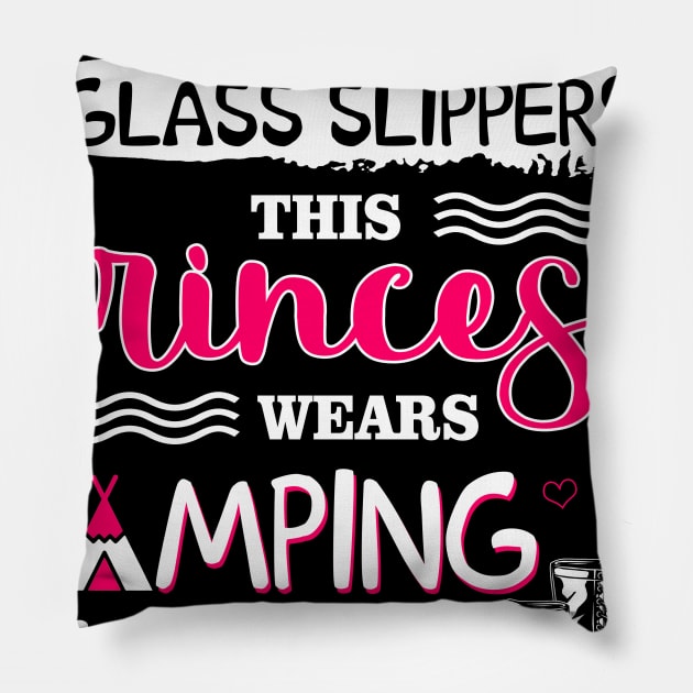 Forget Glass Slippers This Princess Wear Camping Shoes Pillow by Manonee