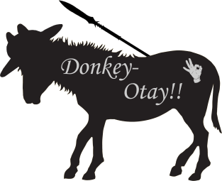 Don Quixote Buckwheat Otay Donkey MUTCD Sign Magnet