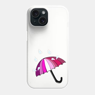 Pridin' in the Rain Phone Case