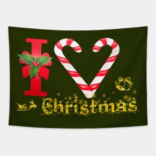 I Love Christmas Tapestry