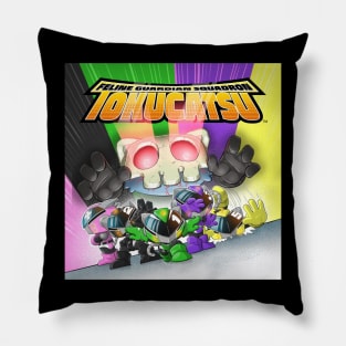 Team Pose Cover Art Pillow