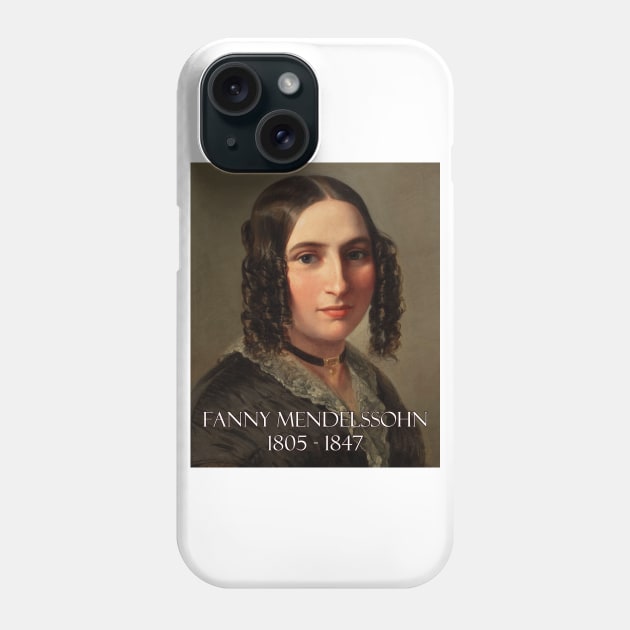 Great Composers: Fanny Mendelssohn Phone Case by Naves