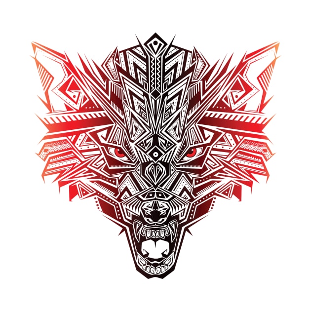 Wolf Head by MeksFashion