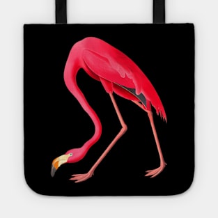 Pink Flamingo Illustration John James Audubon 1827 Tote