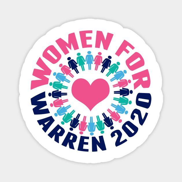 Women for Warren 2020 Magnet by epiclovedesigns