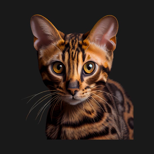 Bengal Cat - A Sweet Gift Idea For All Cat Lovers And Cat Moms by PD-Store