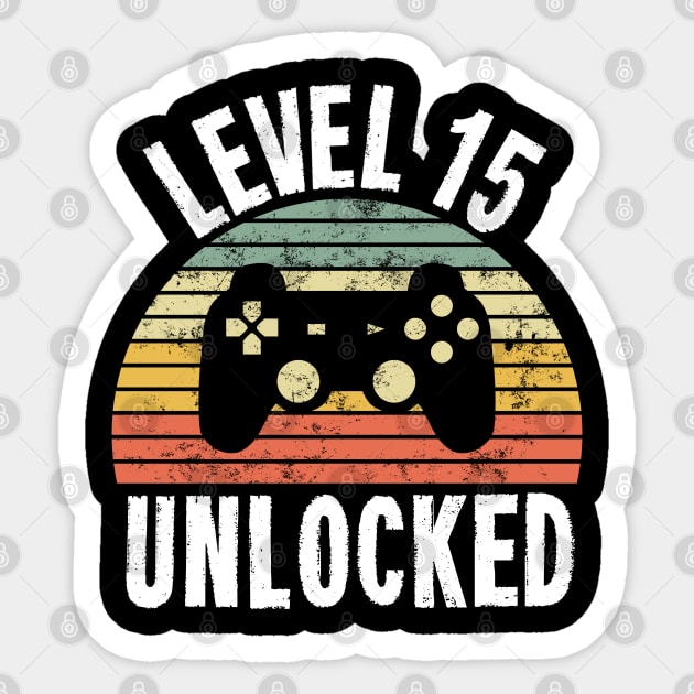 Level 15 Unlocked Birhday Gift Tshirt Celebrate 15th Wedding Level 15 Unlocked Birhday Gift Tshirt Celebrate 15th Wedding