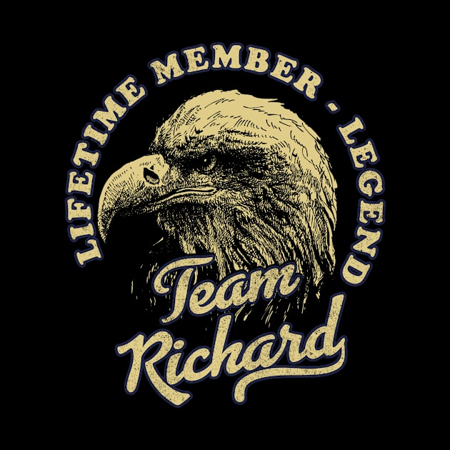 Richard Name - Lifetime Member Legend - Eagle by Stacy Peters Art