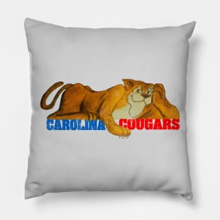 Defunct Carolina Cougars Pillow