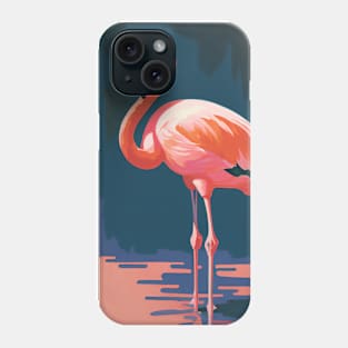 Flamingo In A Pond Phone Case