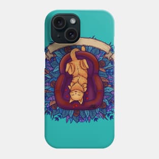 Cute Couch Potato Cat Illustration Phone Case