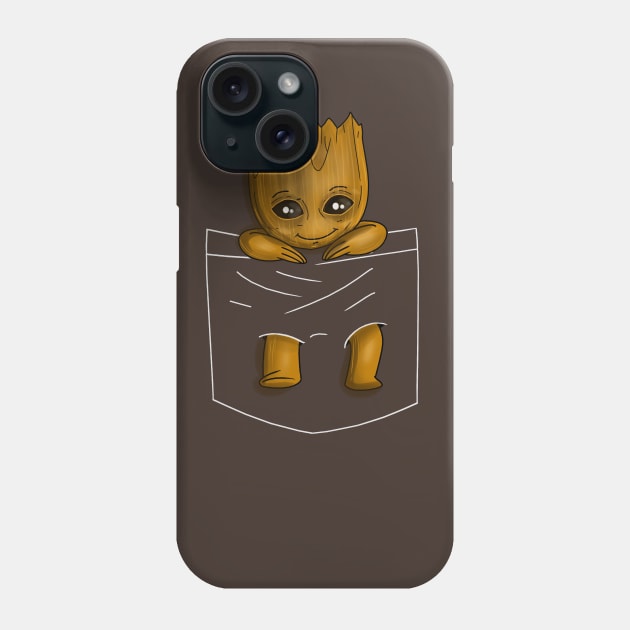 Groot Pocket Phone Case by peekxel