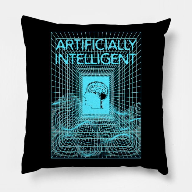 ARTIFICIALLY INTELLIGENT Pillow by Off the Page