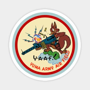 Yuma Army Air Field Insignia WWII Mascot Magnet