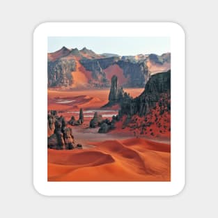 Red Desert Sands Gift For family &amp; Best Frend Magnet