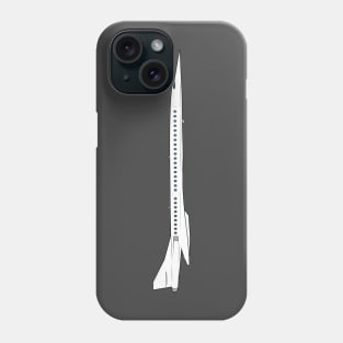 Boom Overture - Future Supersonic Jet Airliner Phone Case