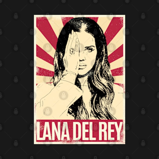 Retro Vintage Lana Del Rey by Play And Create