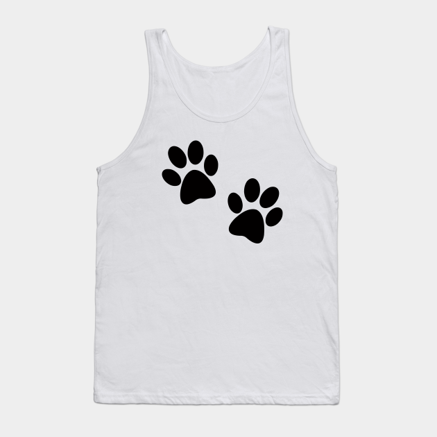 paw print tank top