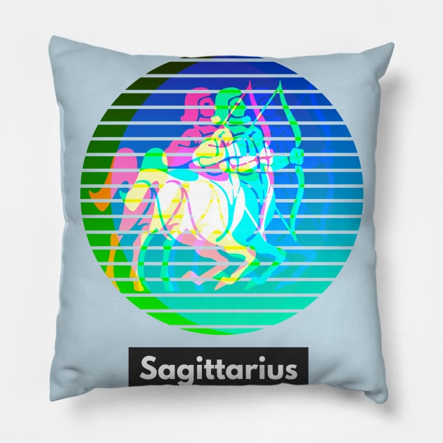 Sagittarius (zodiac birthday) Pillow by PersianFMts