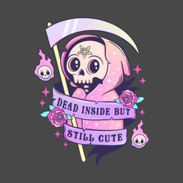 Dead Inside But Still Cute - Halloween Tee by JasonShirt