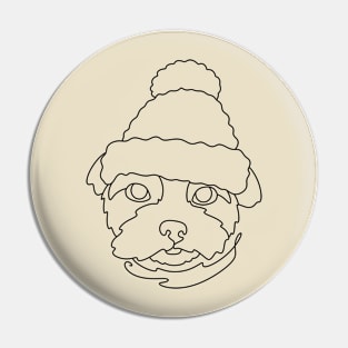 Dog hat Pin