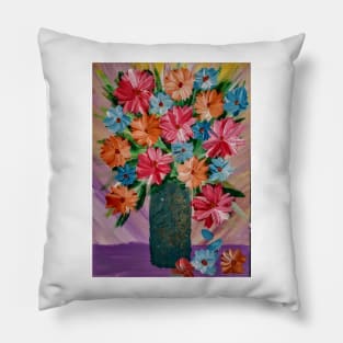 Some fun bright flowers to cheers up Pillow