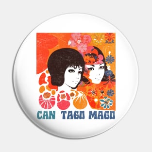 Can Tago Mago ------ Psychedelic Fan Artwork Pin