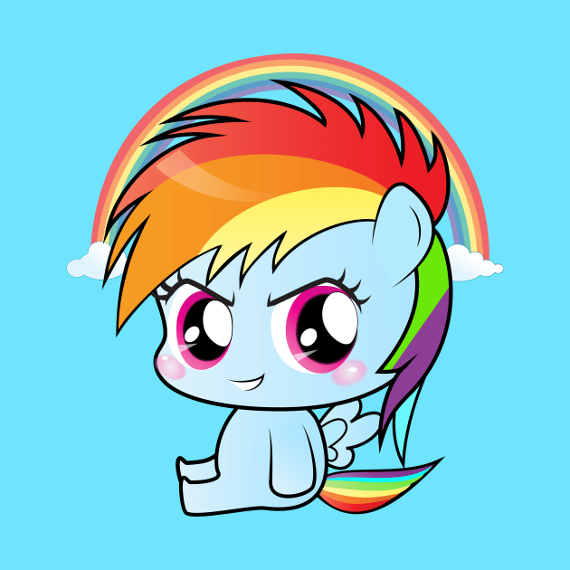 Rainbow Dash Chibi by AkanesChibiArt