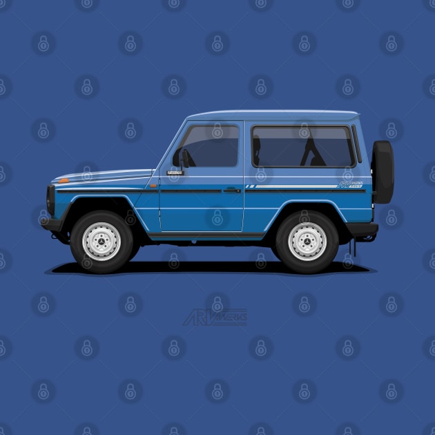 Mercedes 240 GD SWB (W460) Blue by ARVwerks