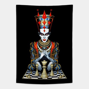 Psychedelic Joker Chess Tapestry