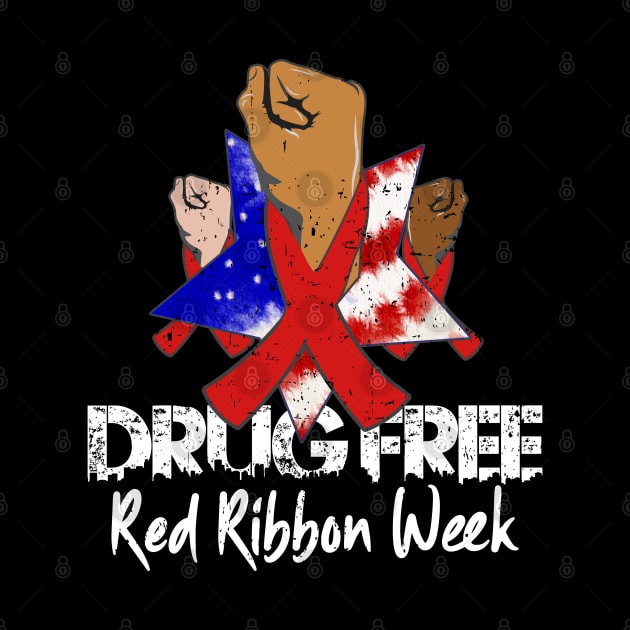 Red Ribbon Week Awareness In October We Wear Red by alcoshirts